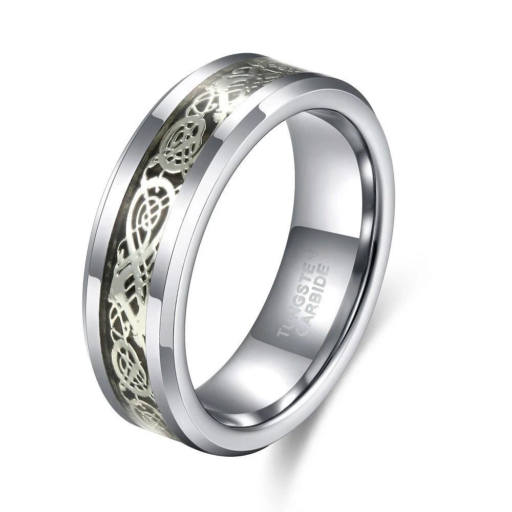 Personalized Men's High Sense Tungsten Ring by GJG Denim