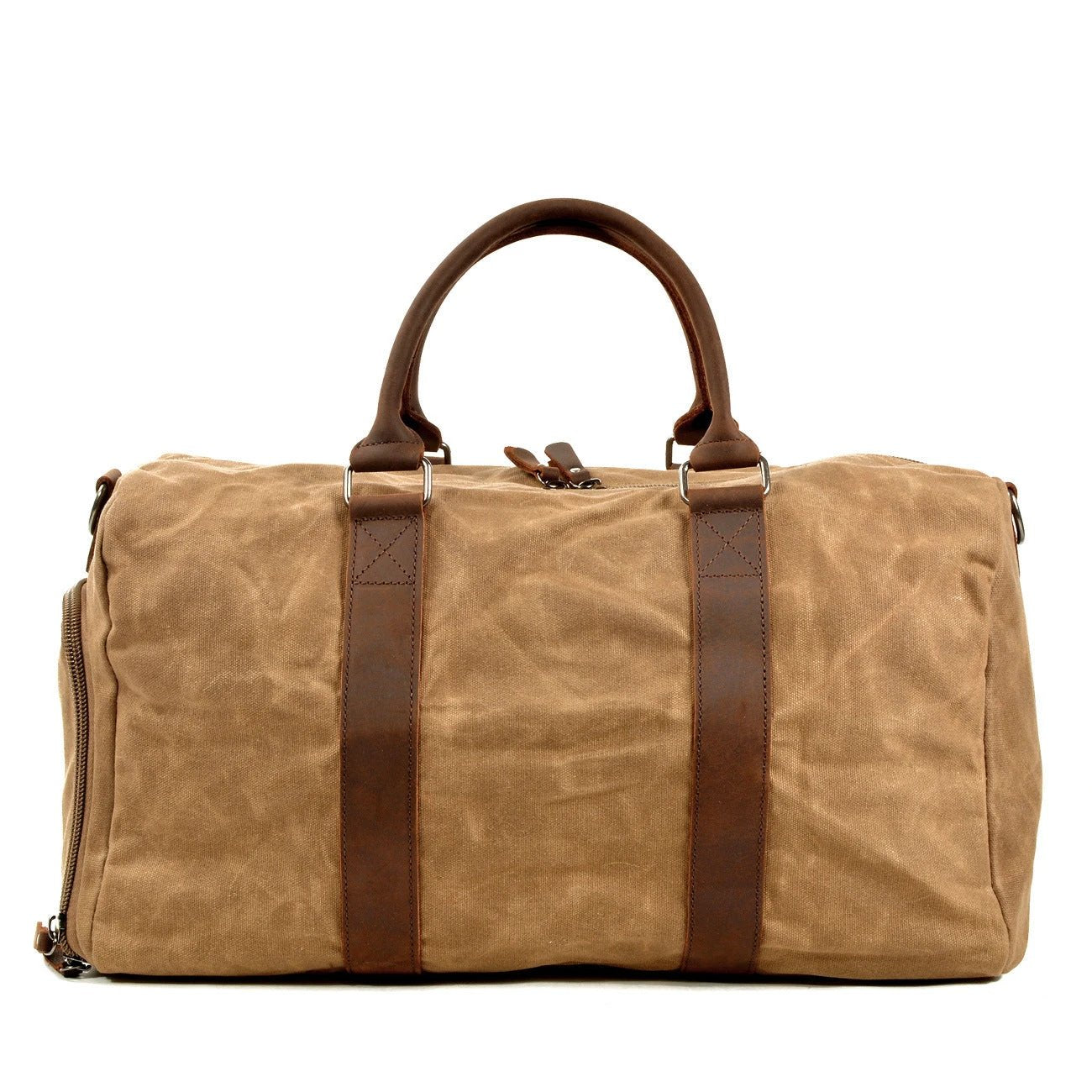 Men's One-shoulder Portable Dry Wet Separation Large Capacity Canvas Luggage Travel Bag by GJG Denim