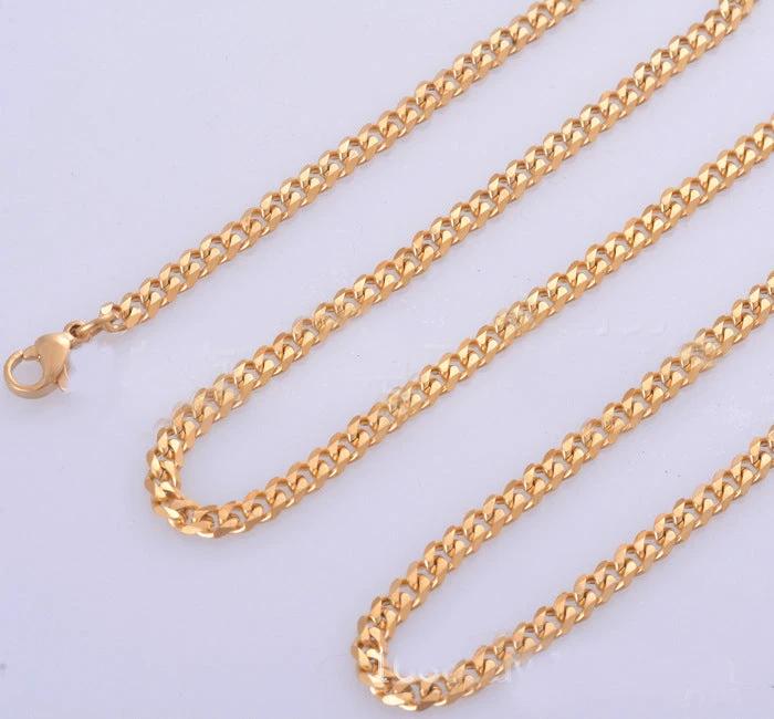 Stainless Steel Six-sidded Keel Chain For Men by GJG Denim