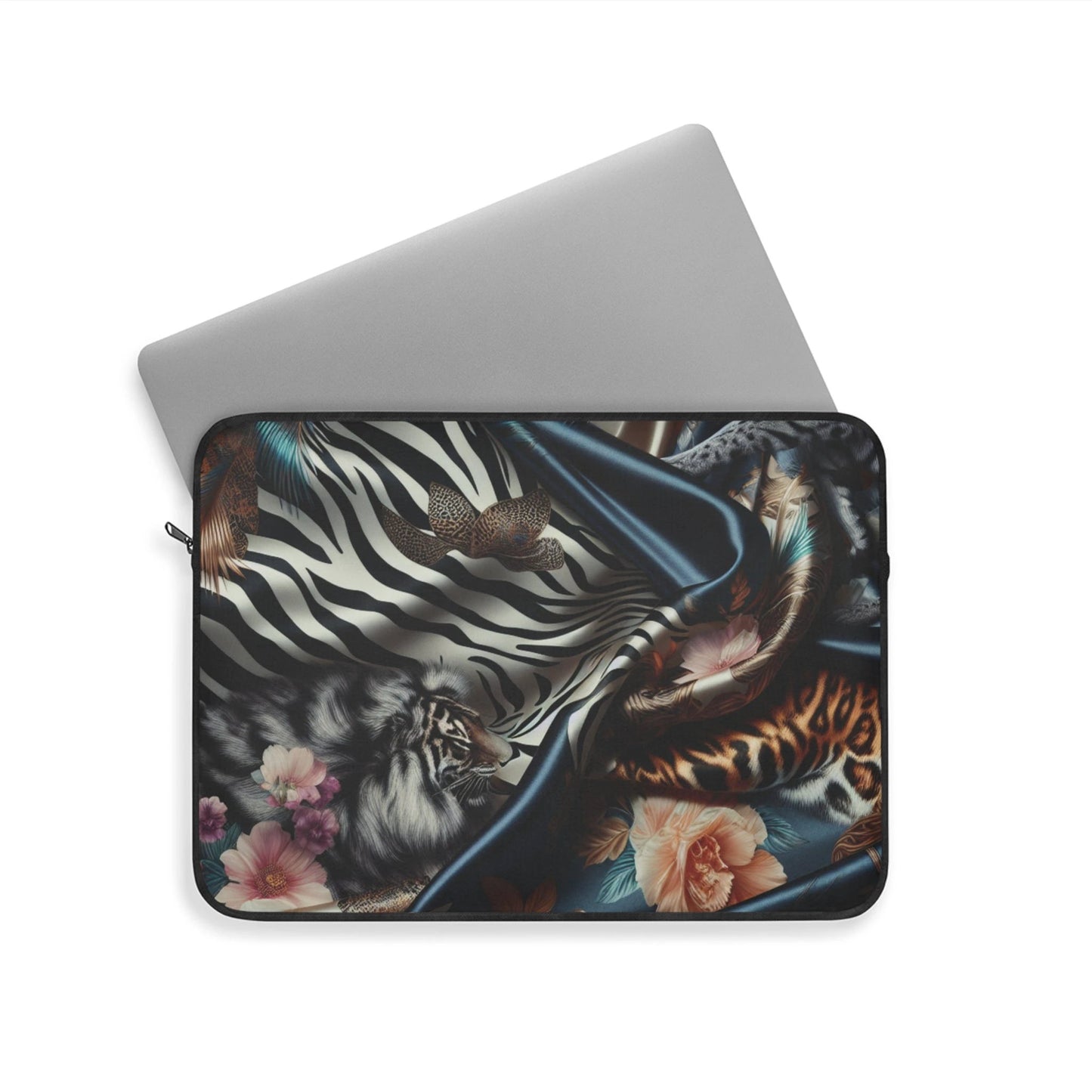 Boho Floral Laptop Sleeve, Stylish Computer Case, Cute Laptop Cover, Unique Tech Accessory, Gift for Students, Work From Home by Printify