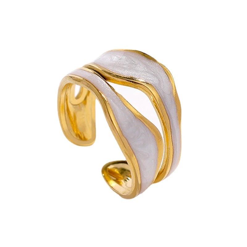 Simple Titanium Steel Ring by GJG Denim