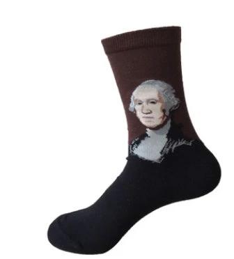Mid Length Casual Versatile Cotton Men's Socks by GJG Denim