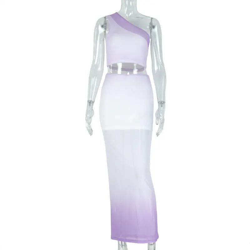 Women's Sleeveless Top And Skirt Set by GJG Denim