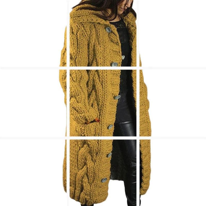 Women's Cardigan Plus Size Sweater Coat by GJG Denim