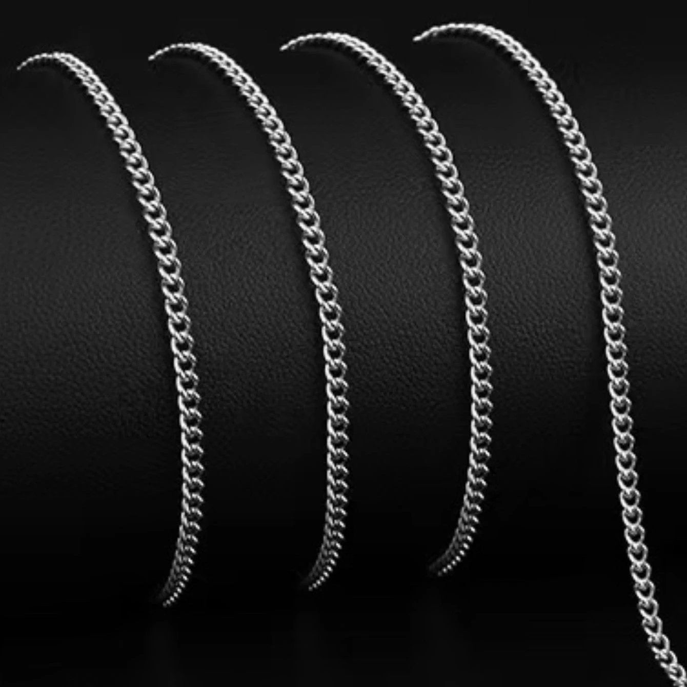 Men's Single Chain Necklace by GJG Denim