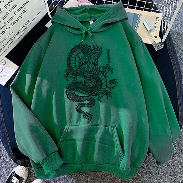 Men's Chinese Dragon Hoodies by GJG Denim