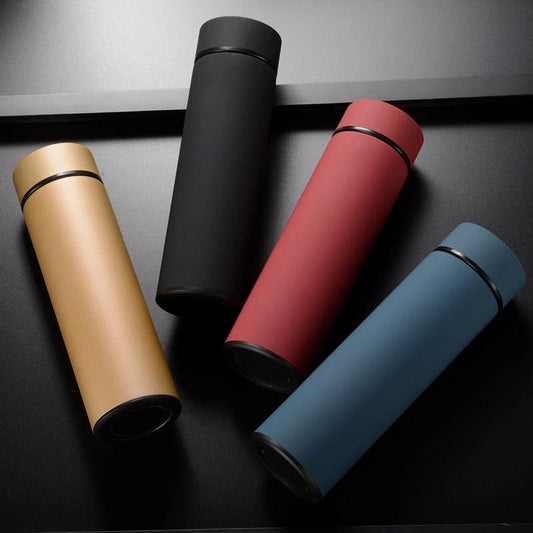 450ml Stainless Steel Water Bottle Double Wall Vacuum Insulated Business Travel Sport Outdoor Water Bottle by GJG Denim