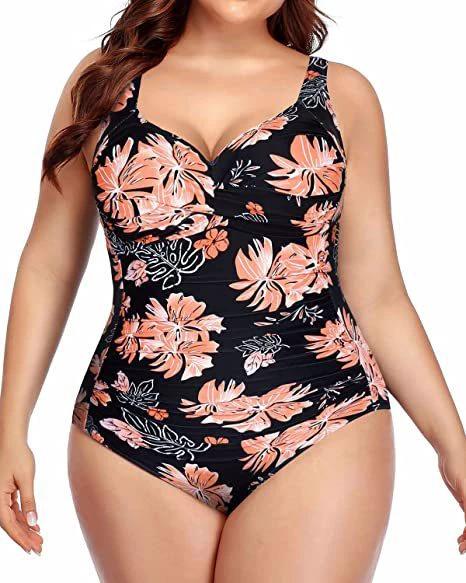 Women's Plus Size One-piece Swimsuit by GJG Denim