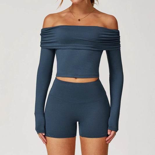 Women's Casual Comfortable Versatile Yoga Clothes Fitness Suit by GJG Denim