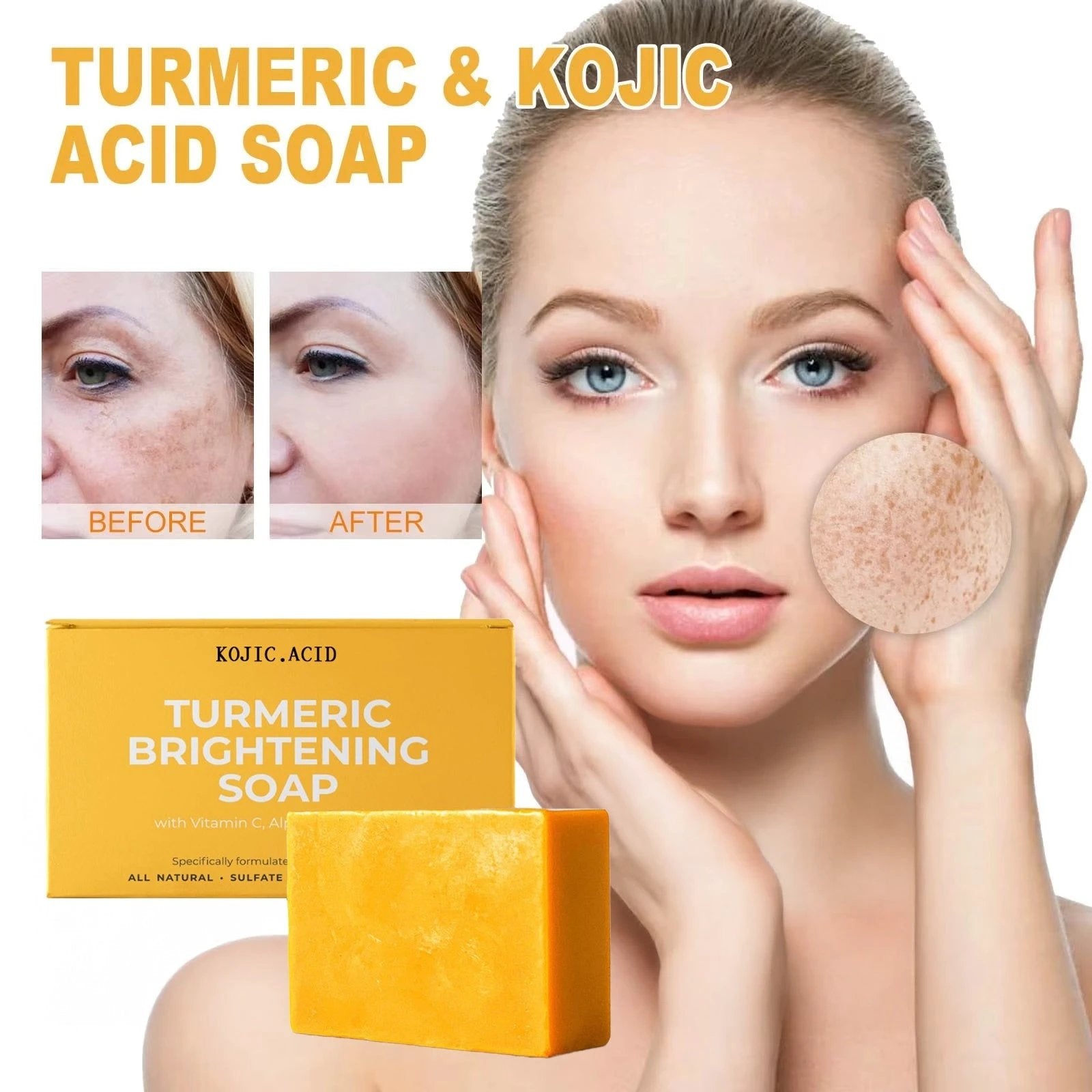 Turmeric Kojic Acid Turmeric Kojic Acid Soap by GJG Denim
