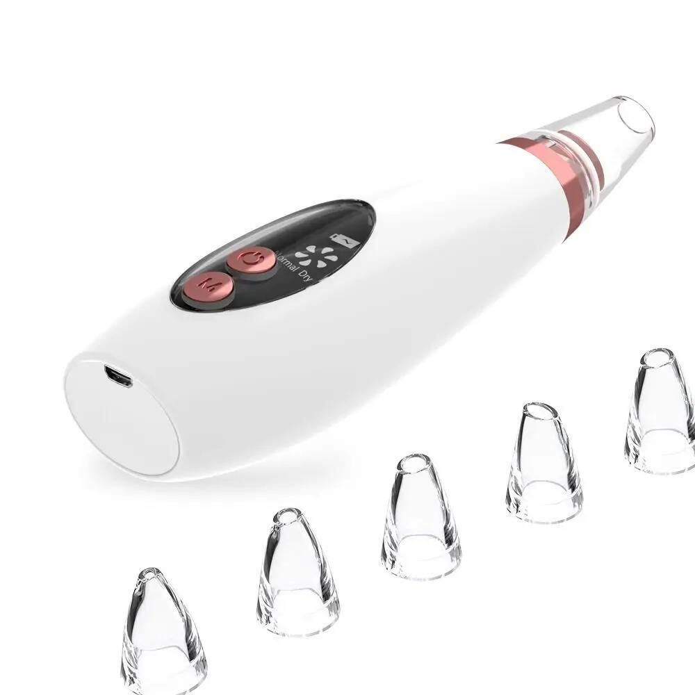 Blackhead Pore Vacuum Cleaner Nose Cleanser Blackheads Remover Blackhead Acne Removal Button Face Suction Beauty Skin Care Tool by GJG Denim