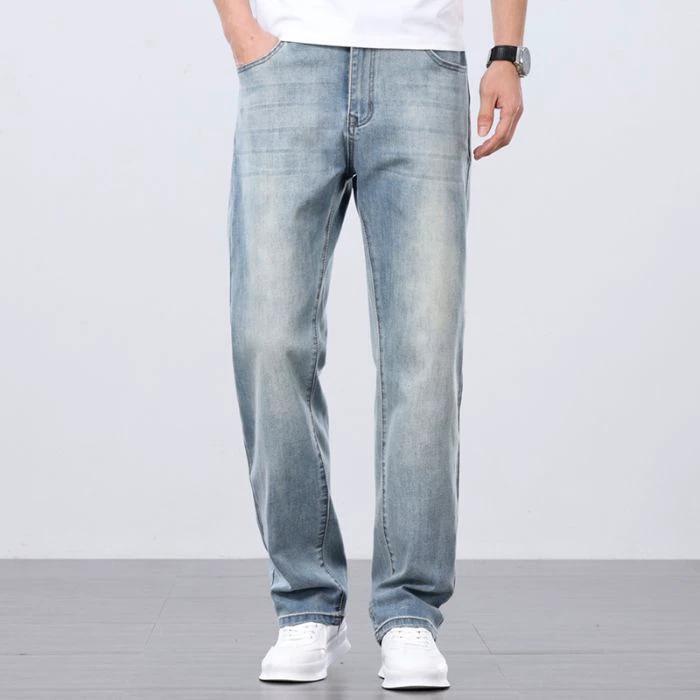 Men's Loose Straight Jeans by GJG Denim