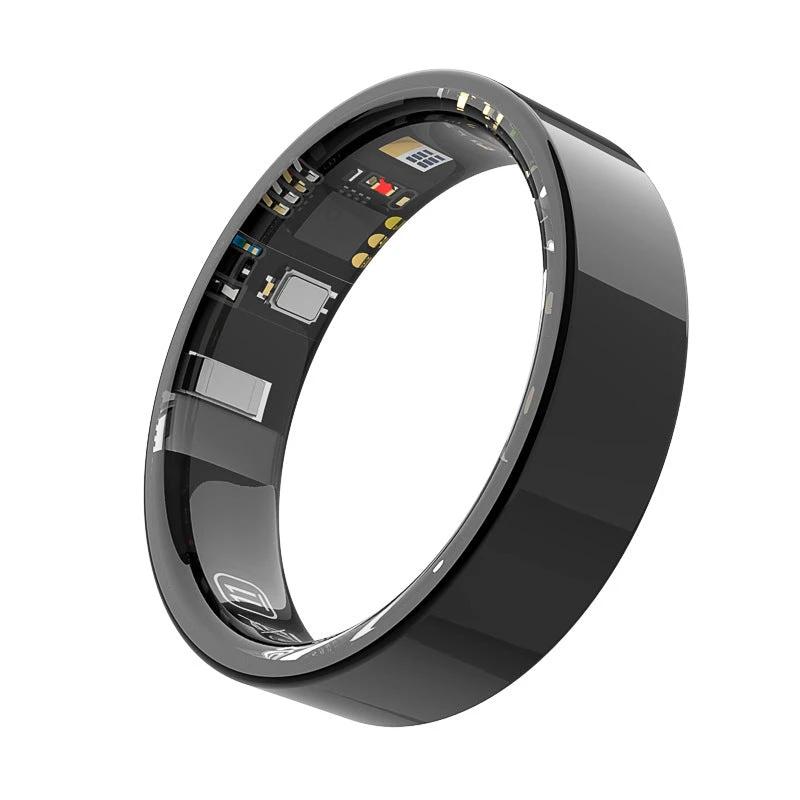 Multi-functional Waterproof Smart Ring For Health Monitoring And Fitness Tracking For Men by GJG Denim