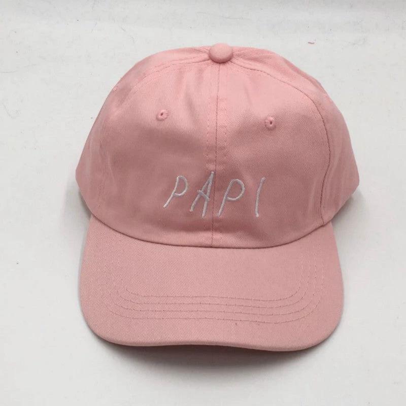 "Papi" Embroidered Baseball Cap by GJG Denim