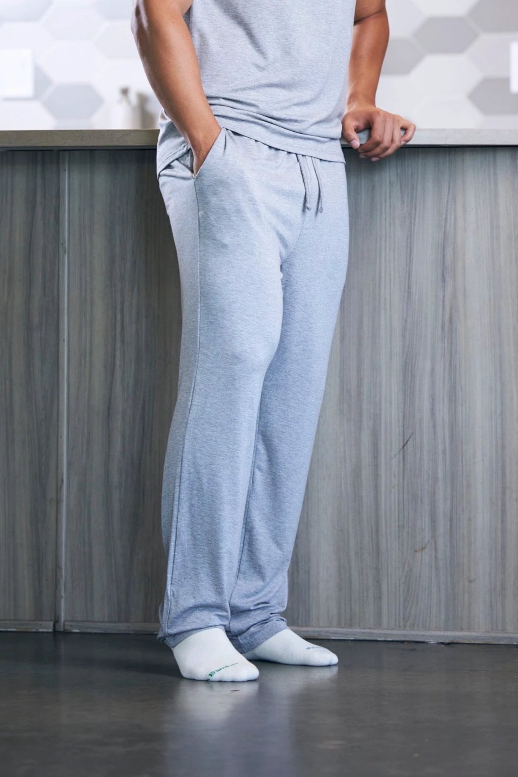 Men's Soft Bamboo Lounge Pajama Pants - 32” inseam by Spun Bamboo