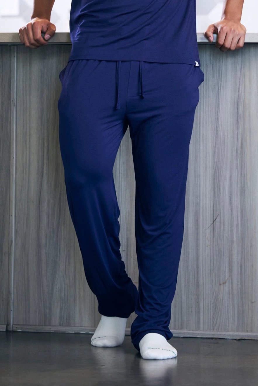 Men's Soft Bamboo Lounge Pajama Pants - 32” inseam by Spun Bamboo