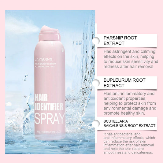 Hair Identifier Spray Set For Face Shaving Moisturizing Dermaplaner Spray For Face Shaving Skin Care by GJG Denim