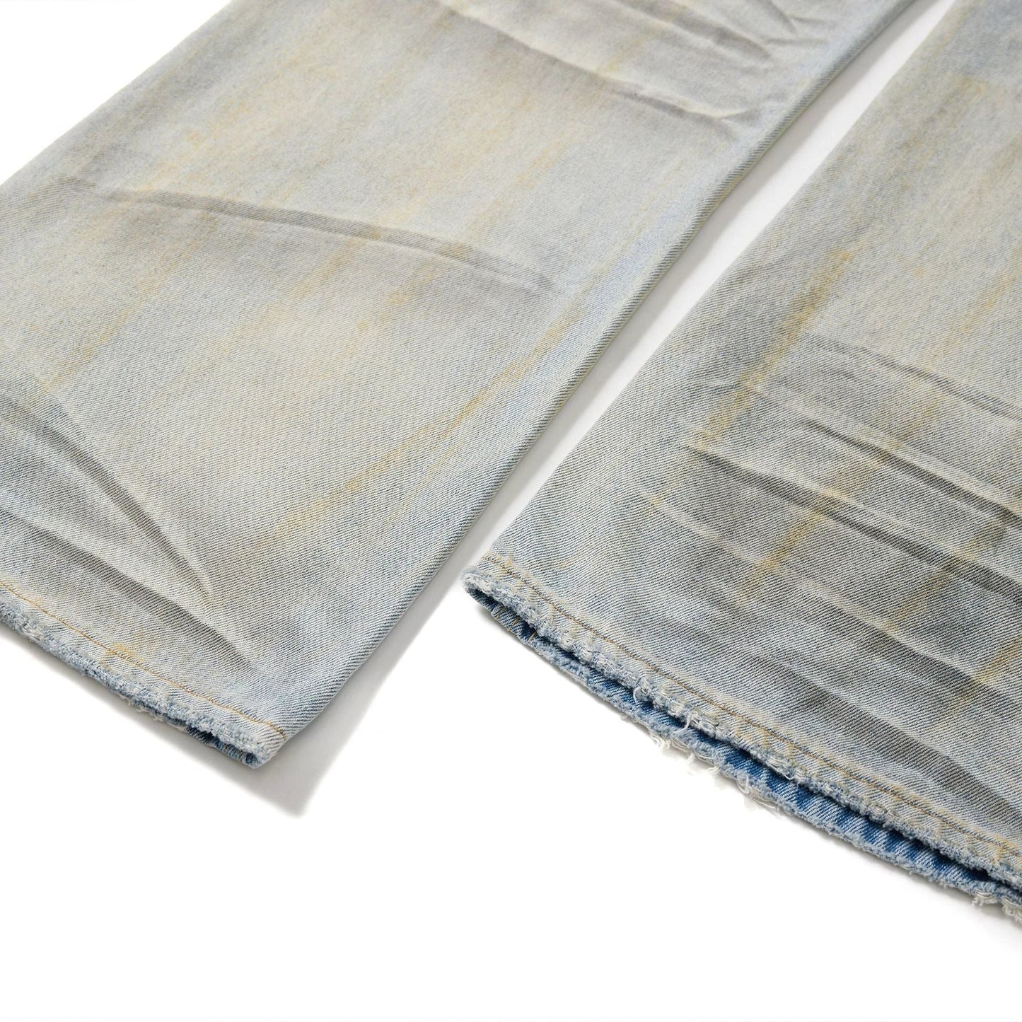 American High Street Waste Soil Wind Splash Ink Worn Jeans by GJG Denim