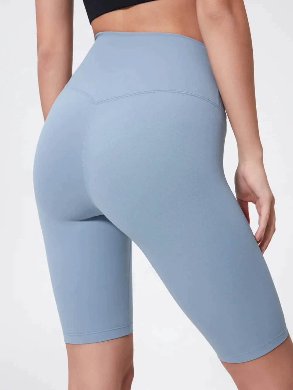 Millennia High Rise Wide Waistband Active Shorts by Lady Ros