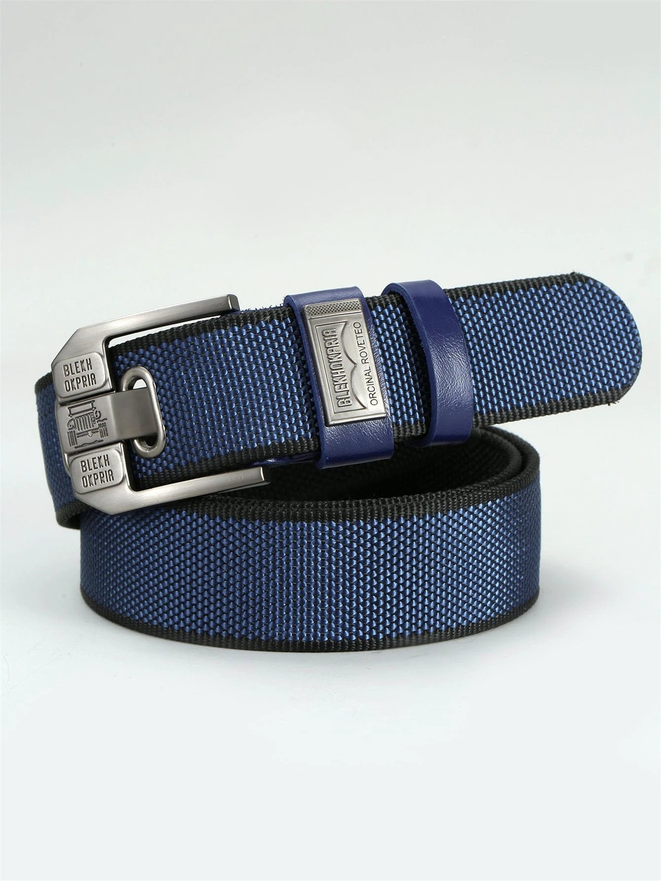 Men's Pin Buckle Casual Retro Canvas Belts by GJG Denim
