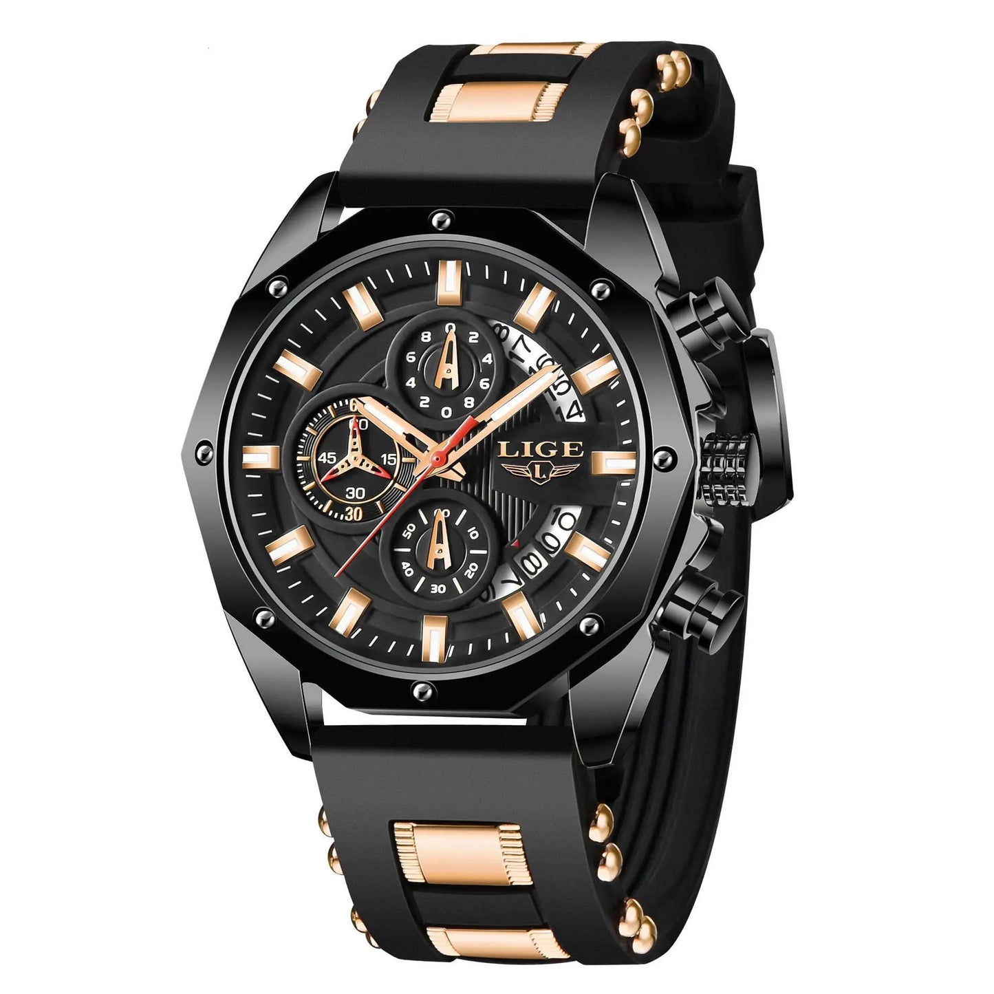 Men's Waterproof Watche by GJG Denim