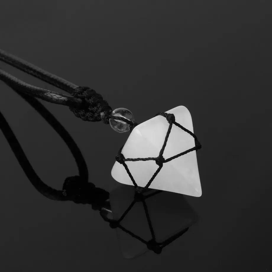 Natural Stone Men's Crystal Necklaces by GJG Denim