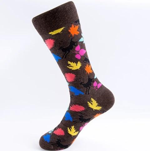 Men's Skateboarding Personality Series Socks by GJG Denim