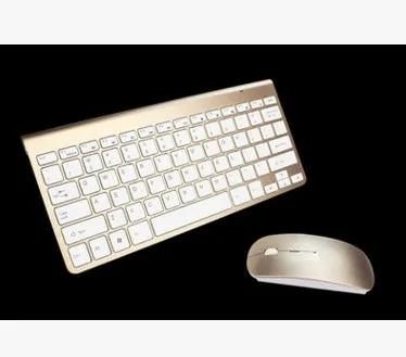 2.4G Wireless Keyboard And Mouse Protable Mini Keyboard Mouse Combo Set For Notebook Laptop Mac Desktop PC Computer Smart TV PS4 by GJG Denim