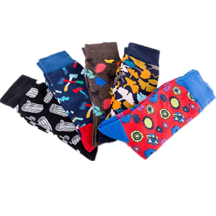 Men's Skateboarding Personality Series Socks by GJG Denim