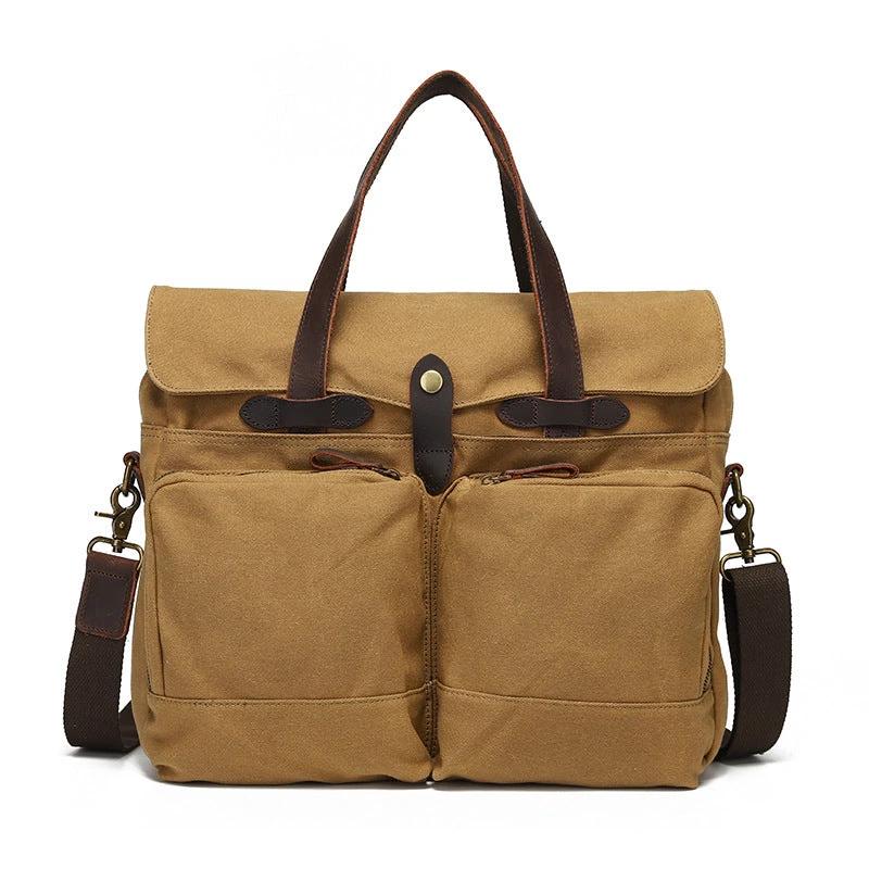 Men's One-shoulder Travel Briefcase by GJG Denim
