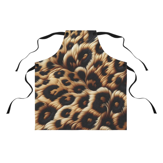 Luxe Animal Print Apron for Cooking, Baking, and Grilling, Perfect Gift for Foodies, Chef Apron, Kitchen Decor, Unique Gift by Printify