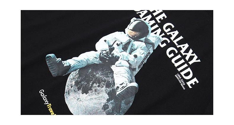Men's Cartoon Astronaut T-shirt by GJG Denim