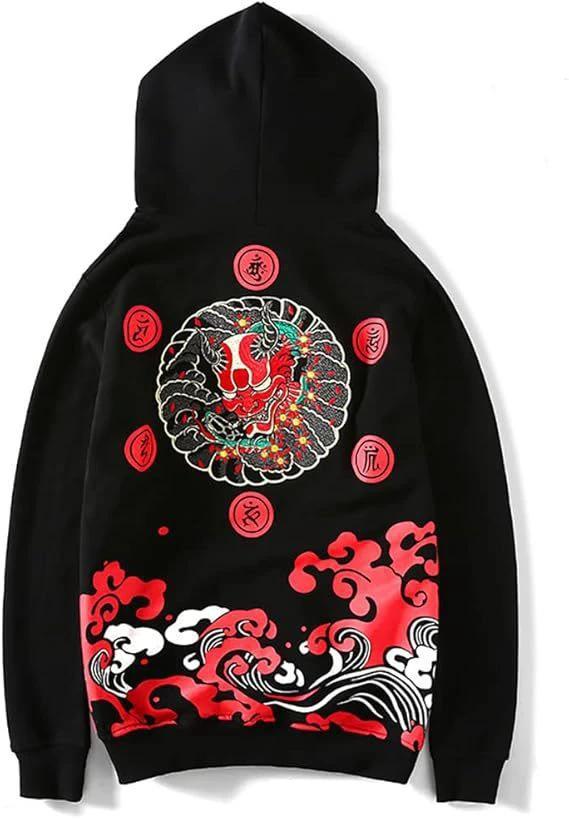 Men's Printed Pattern Hoodie by GJG Denim