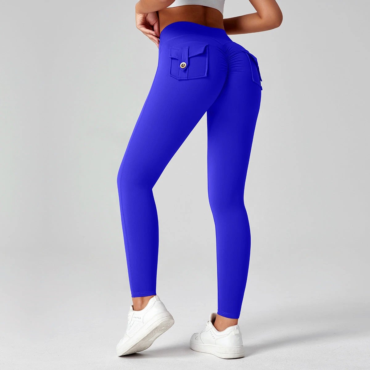 Fitness Yoga Pants For Women High-waisted Butt-lifting Stretchy Form-fitting Workout Tights by GJG Denim