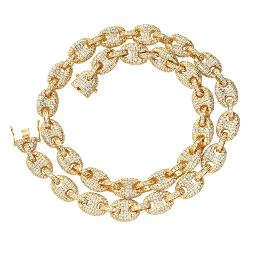 Men's Chain (16 inch, 18 inch, 20 inch, 22 inch, 24 inch) Bracelet (7 inch, 8 inch) by GJG Denim