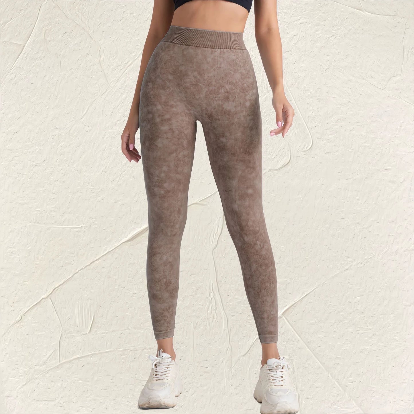 Hip Raise Seamless Yoga Pants Elastic High Waist by GJG Denim