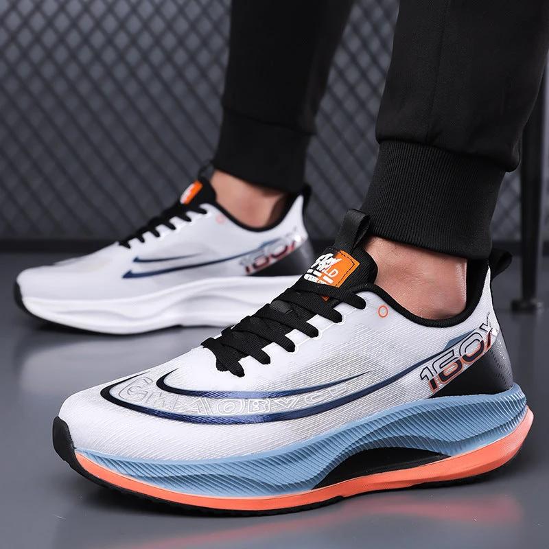 Men's Breathable Soft-soled Mesh Surface Trendy Running Shoes by GJG Denim