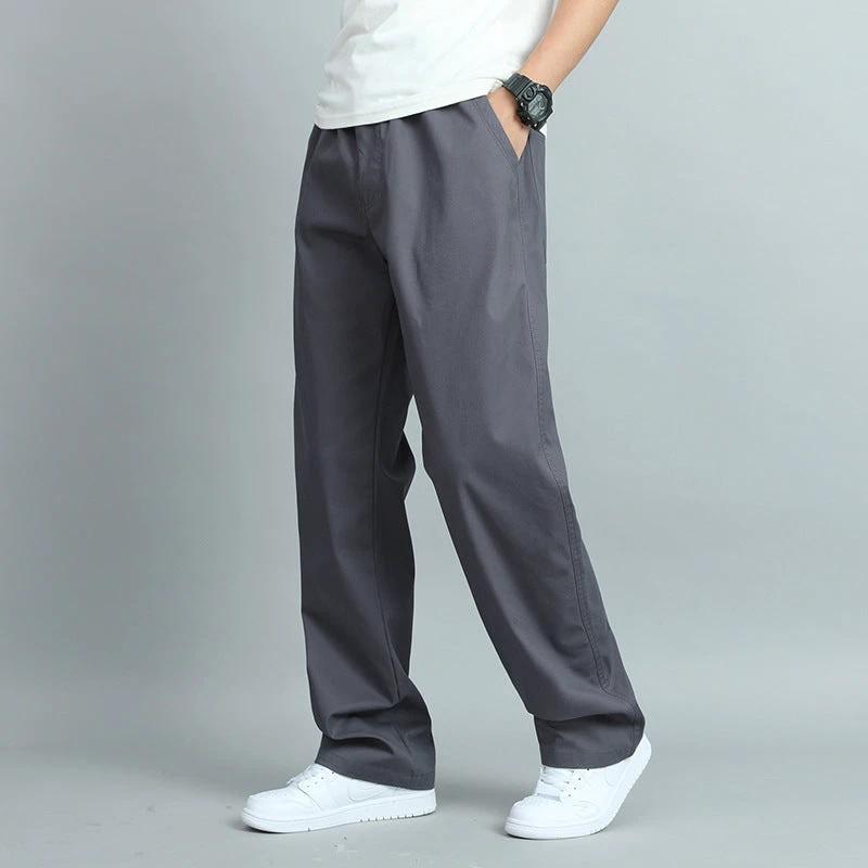 Pure Cotton Track Pants Overalls Fashionable All-matching by GJG Denim