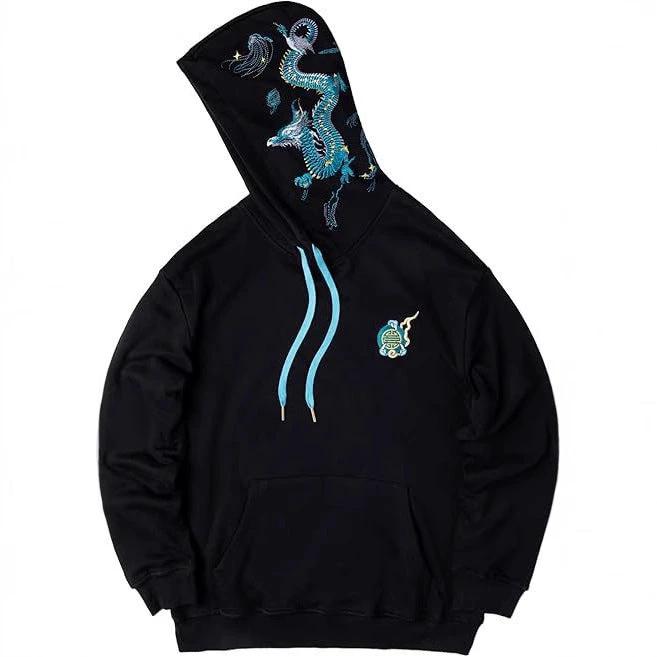 Men's Printed Pattern Hoodie by GJG Denim