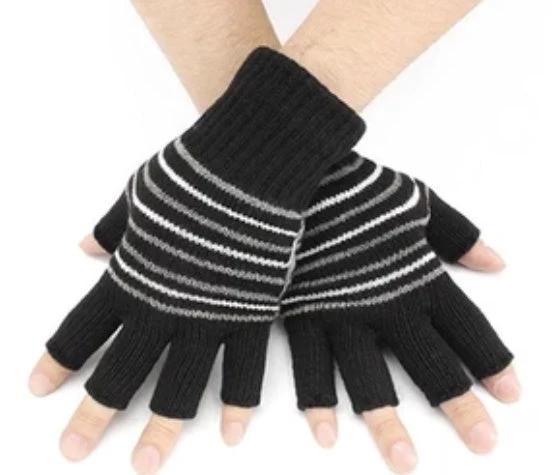 USB Heating Warmth Touch Screen Anti-drop Gloves For Men by GJG Denim