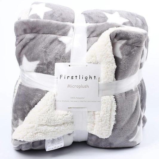 Lambskin Throw Blanket by GJG Denim