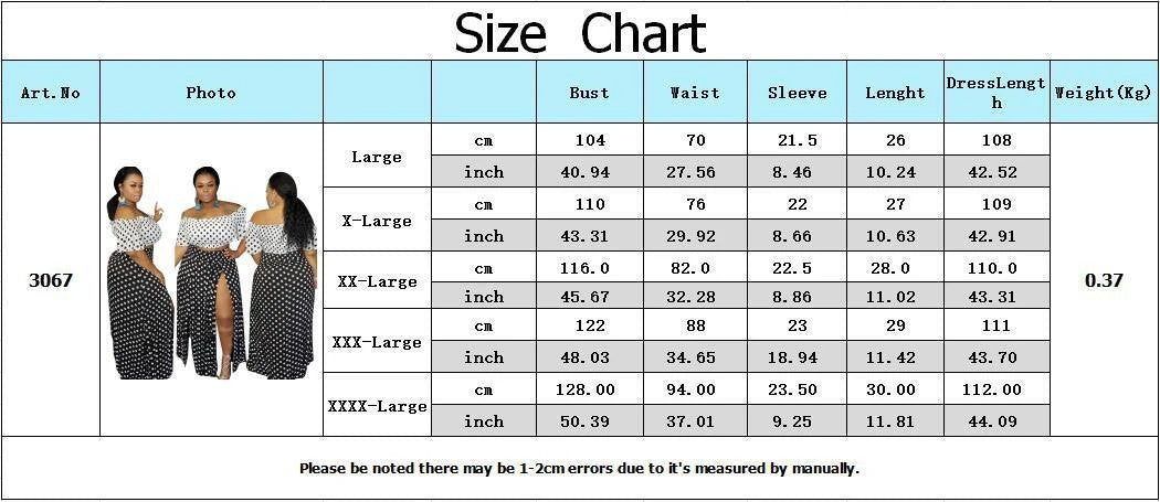 Lus size L-5XL women Summer Dot Print Slas by GJG Denim