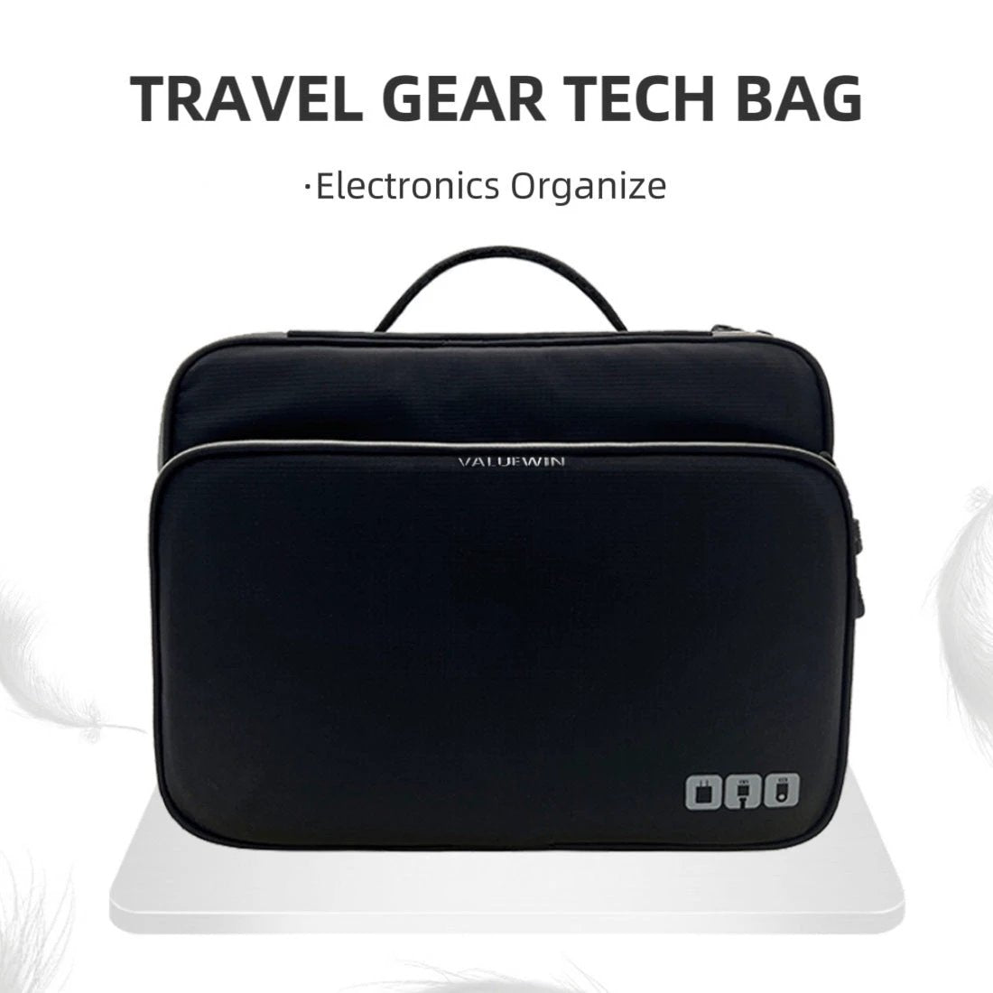 Large Capacity Three-layer Multifunctional Travel Storage Bag For Men by GJG Denim