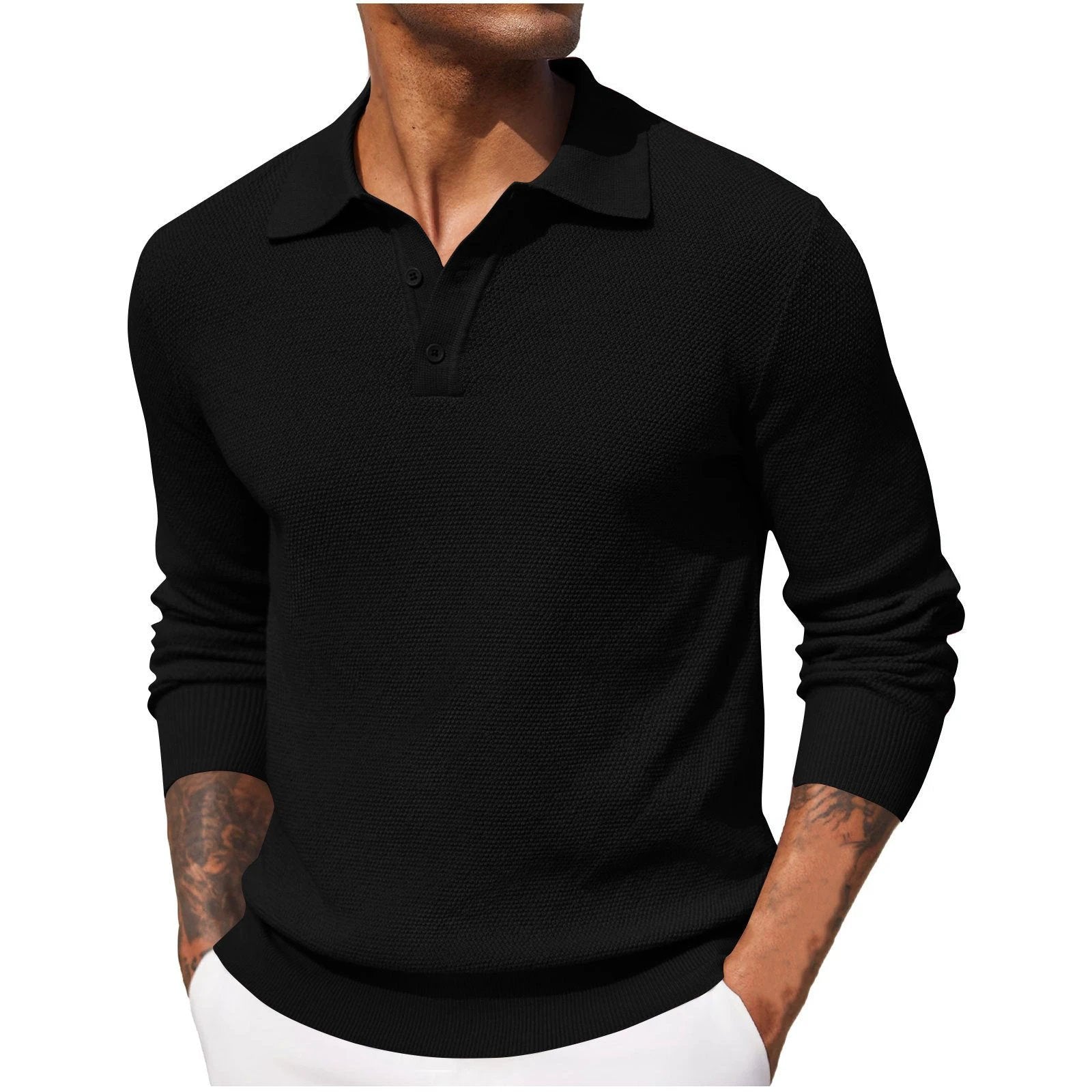 Men's Casual Long Sleeve Shirt by GJG Denim