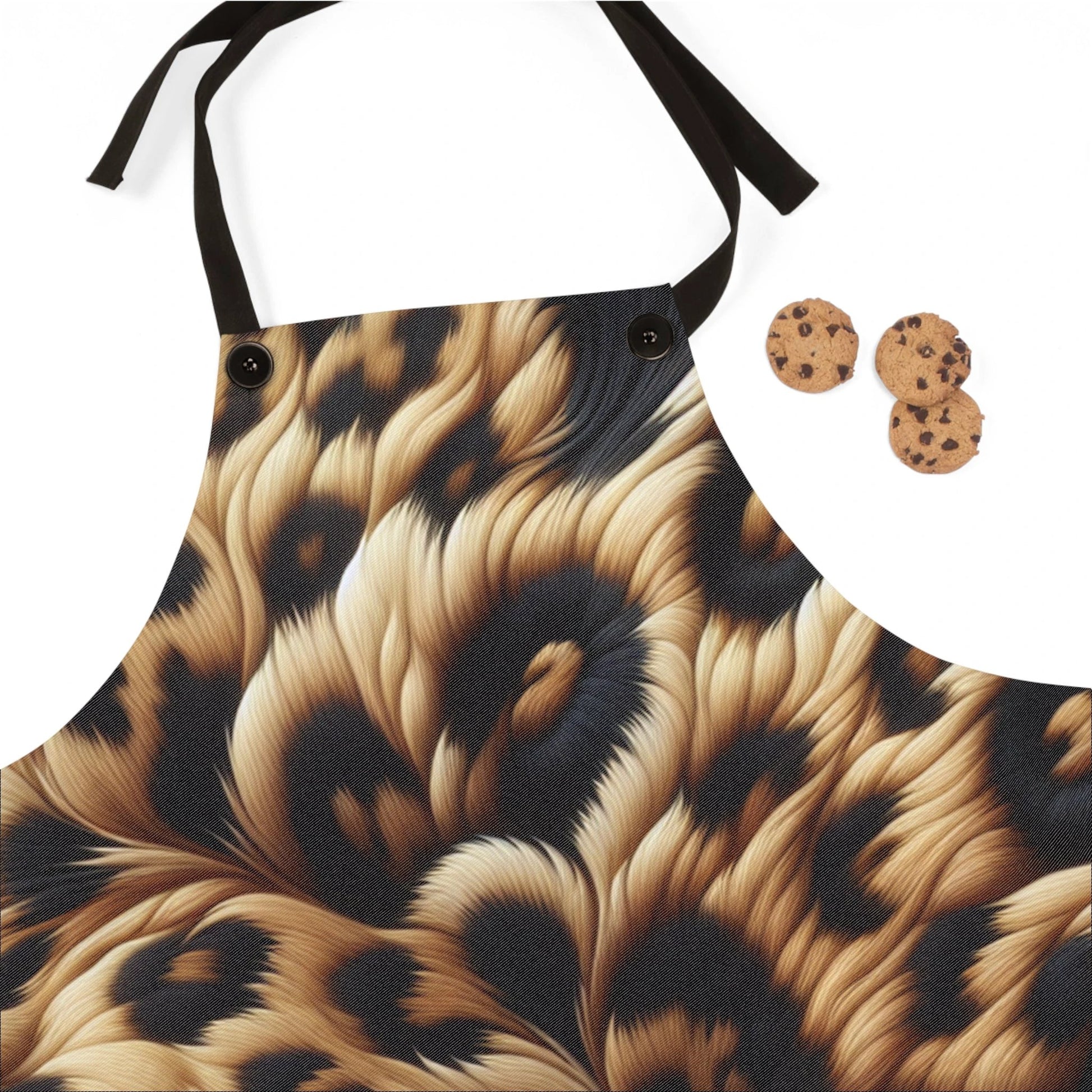Luxe Animal Print Apron for Cooking, Baking, and Grilling, Perfect Gift for Foodies, Chef Apron, Kitchen Decor, Unique Gift by Printify