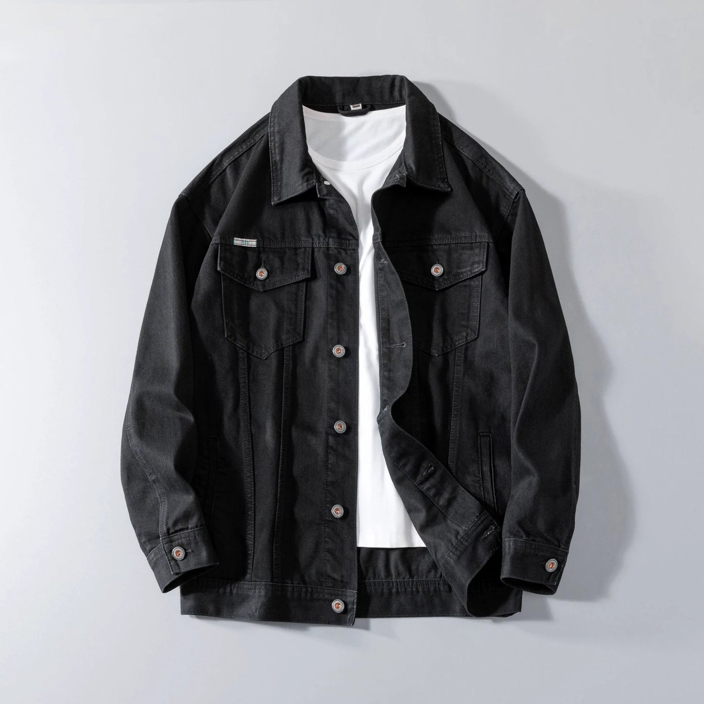 Men's Heavy Retro Denim Jacket by GJG Denim