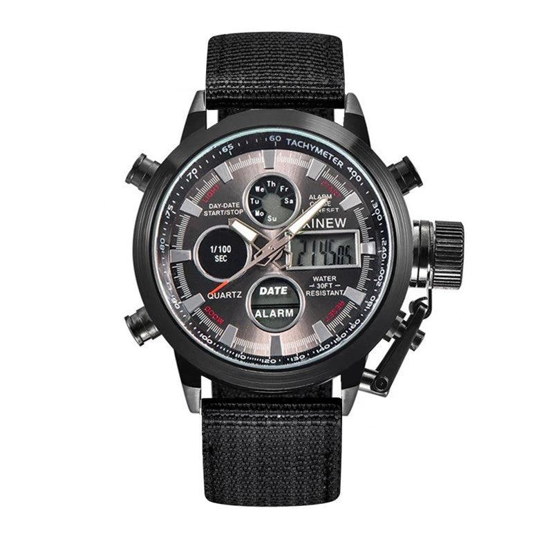 Men's Fashion Belt Multi-functional Watch by GJG Denim