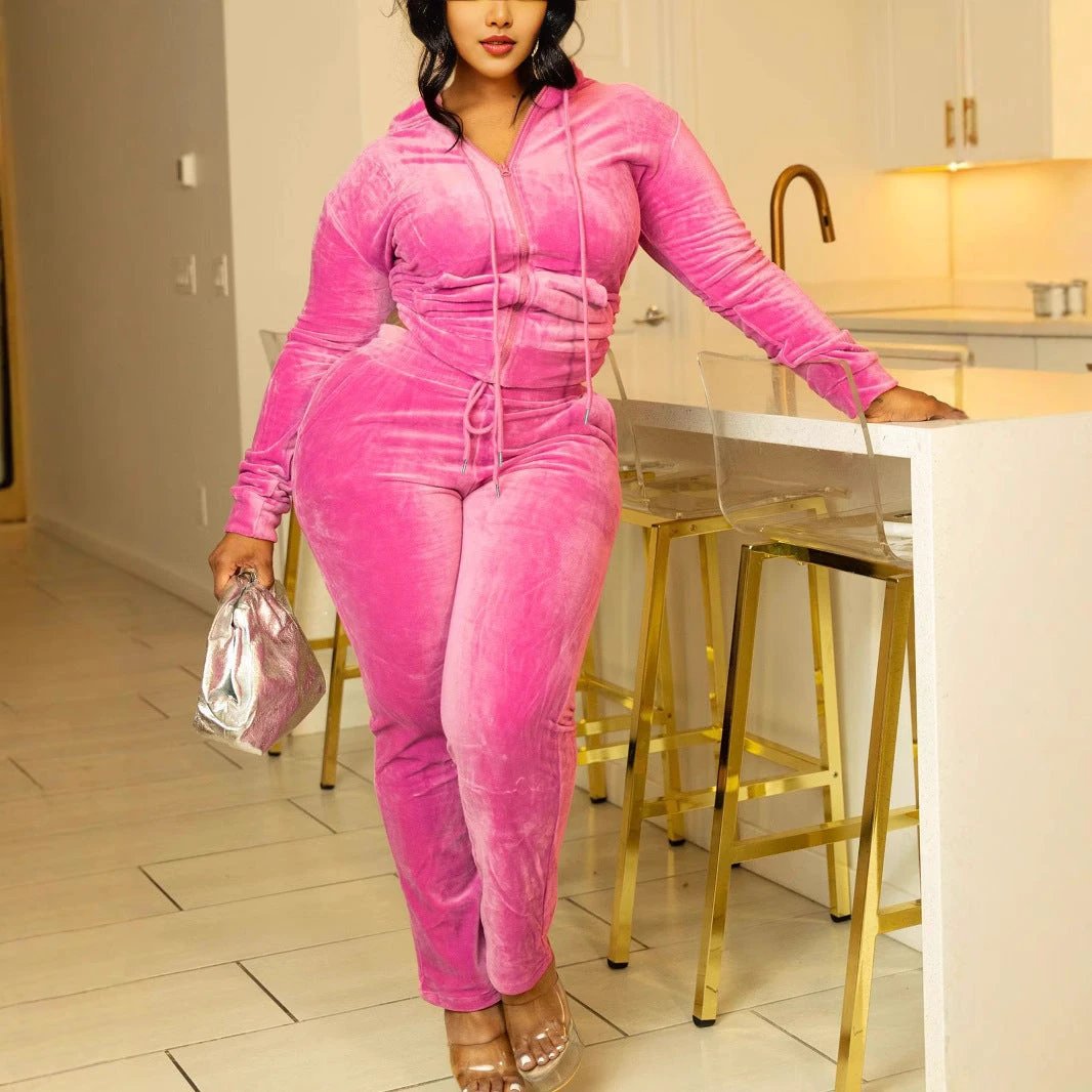 Casual Indoor And Outdoor Personality Slim Fit Sexy Sports Suit by GJG Denim