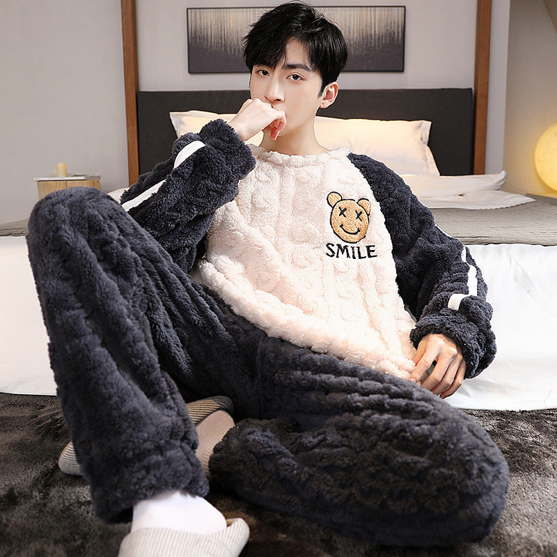 Men's Thickened Pajamas Set by GJG Denim