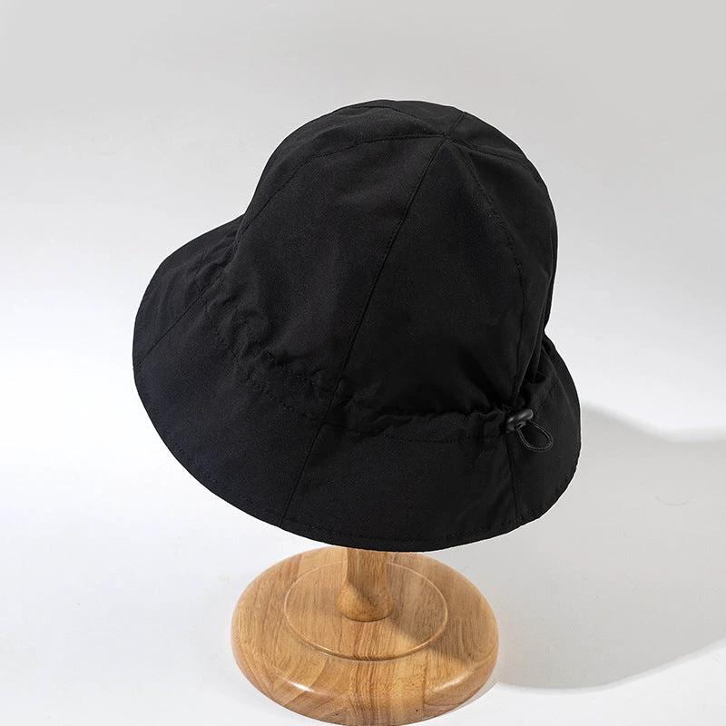 Slimming Drawstring Elastic Sun Hat For Sun Protection by GJG Denim